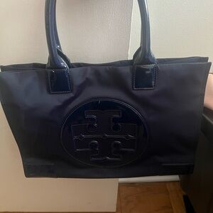 Tory Burch Navy Tote Bag